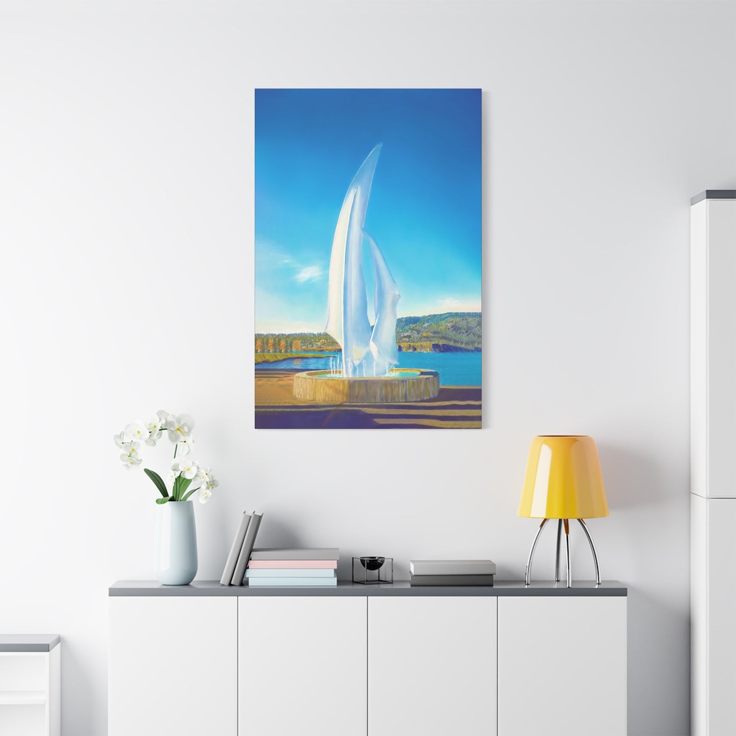 THE SAILS Canvas Print | Original Art | Kelowna, BC Canada
