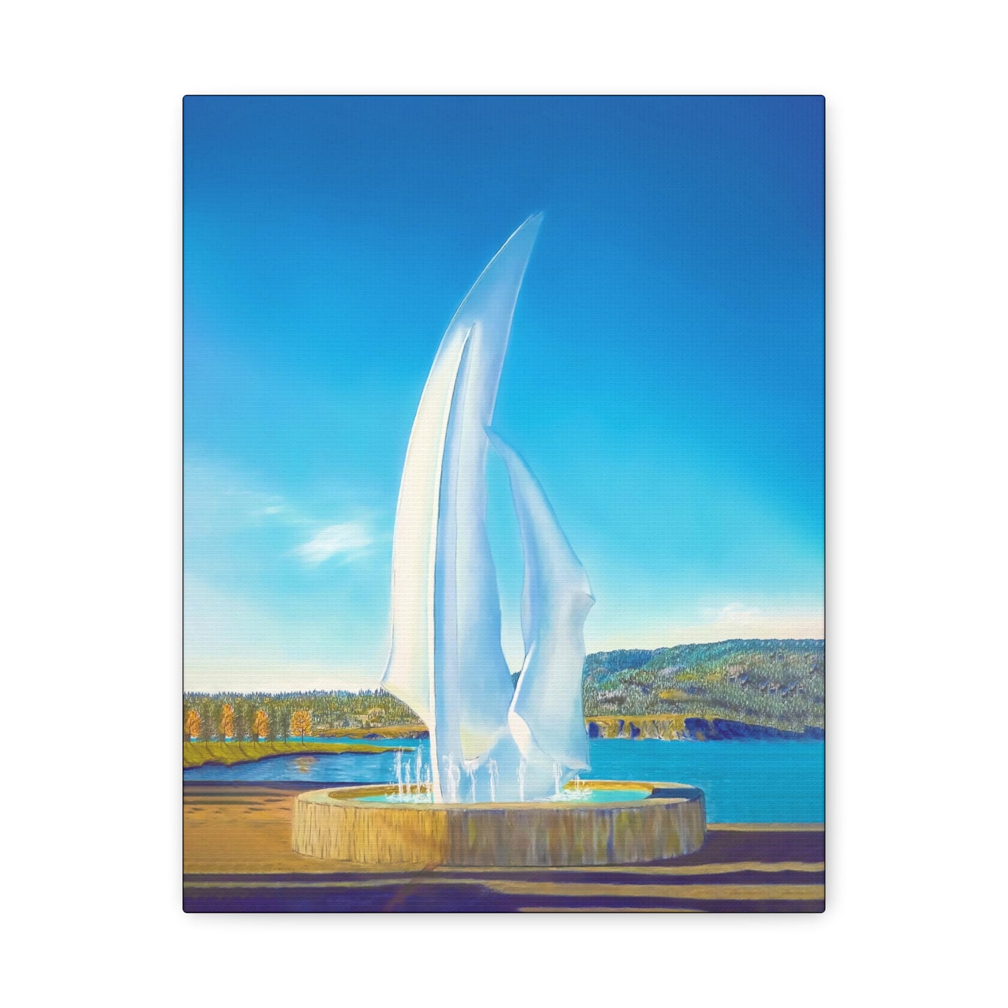 THE SAILS Canvas Print | Original Art | Kelowna, BC Canada