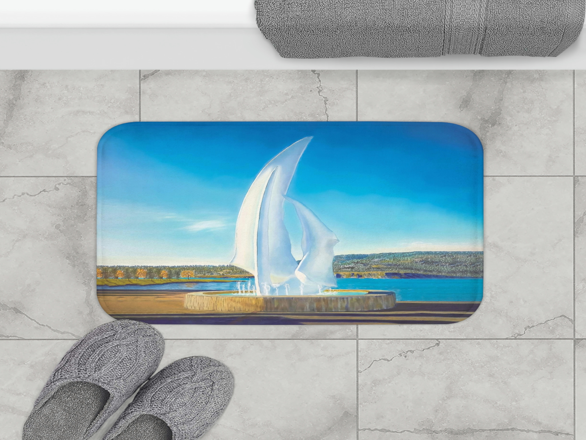 "The Sails" Bath Mat