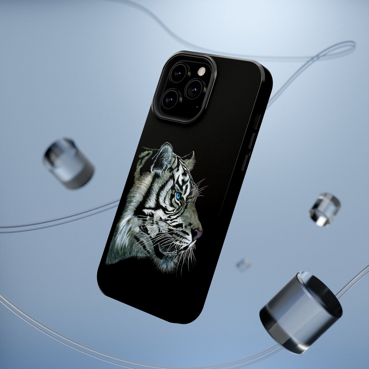 Tough Phone Cases - "WHITE TIGER" | Custom Art Print