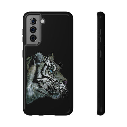 Tough Phone Cases - "WHITE TIGER" | Custom Art Print