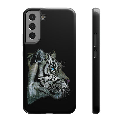 Tough Phone Cases - "WHITE TIGER" | Custom Art Print