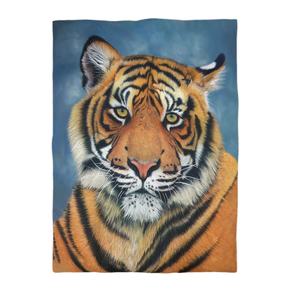Microfiber Duvet Cover - "TIGER" | Custom Art Print
