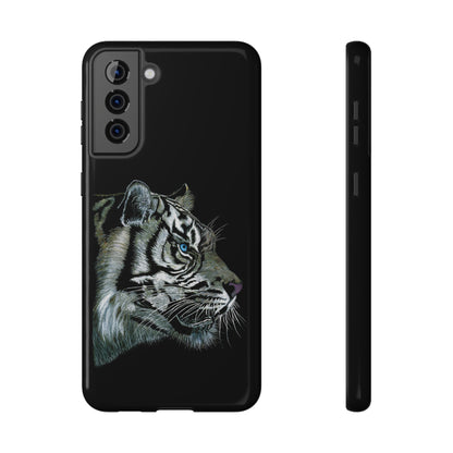 Tough Phone Cases - "WHITE TIGER" | Custom Art Print