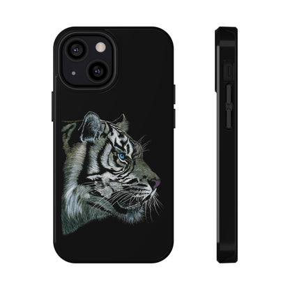 Tough Phone Cases - "WHITE TIGER" | Custom Art Print