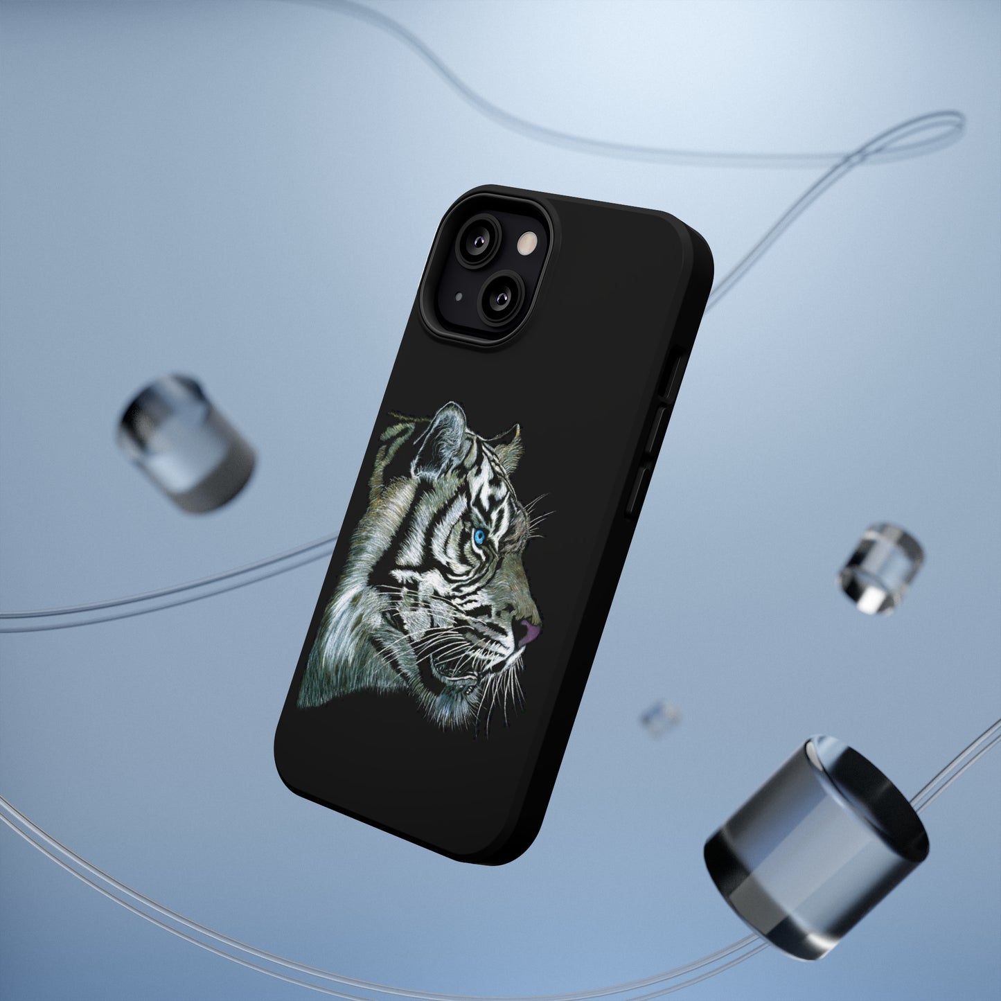 Tough Phone Cases - "WHITE TIGER" | Custom Art Print