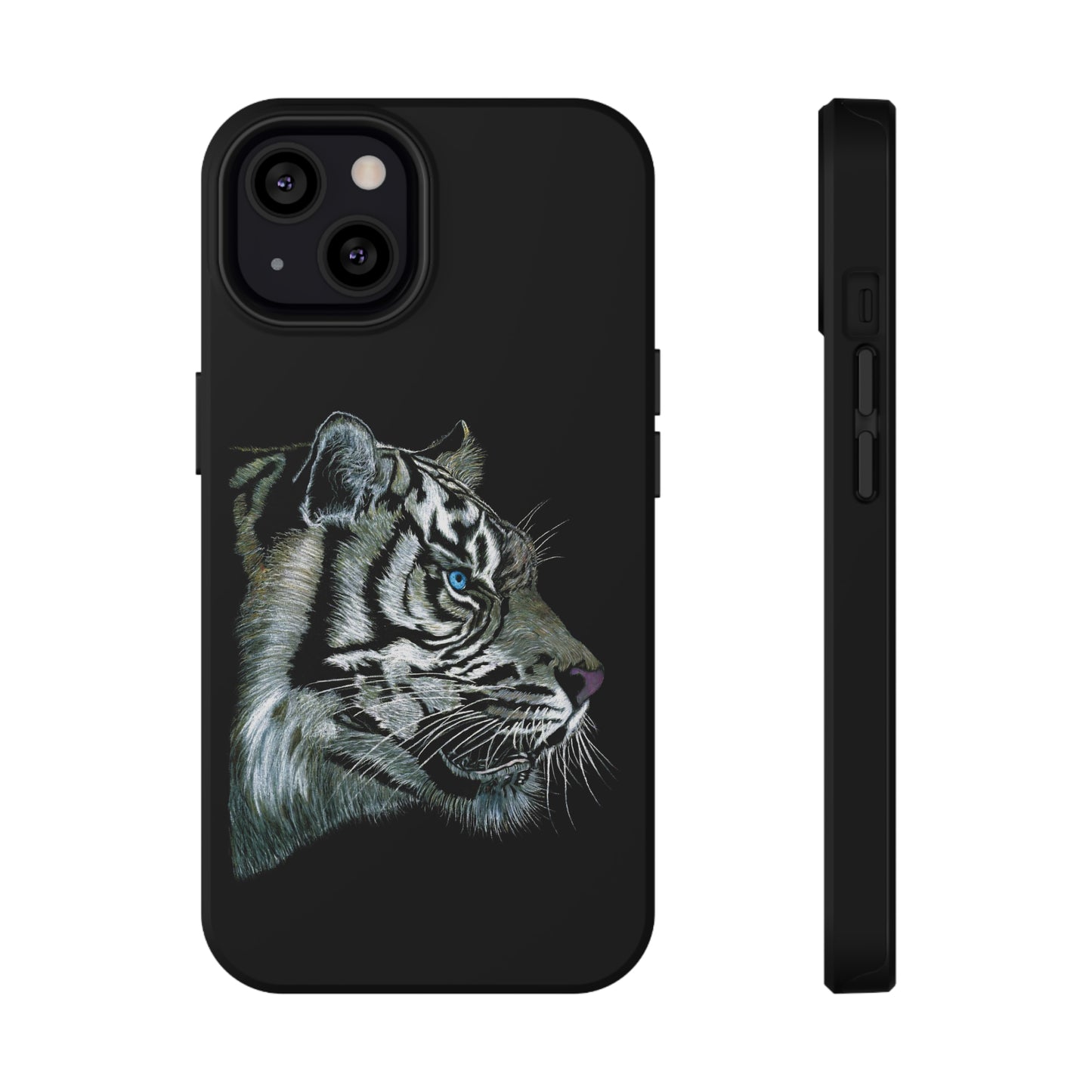 Tough Phone Cases - "WHITE TIGER" | Custom Art Print