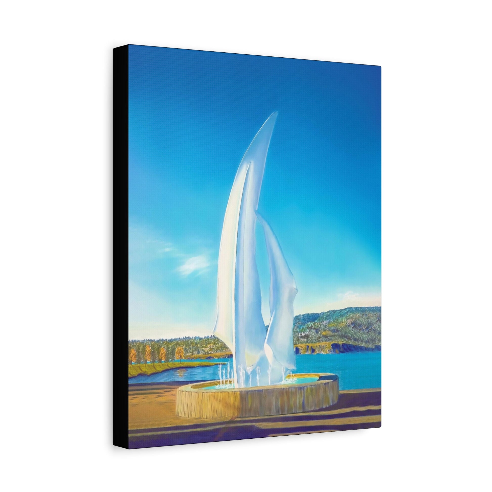 THE SAILS Canvas Print | Original Art | Kelowna, BC Canada