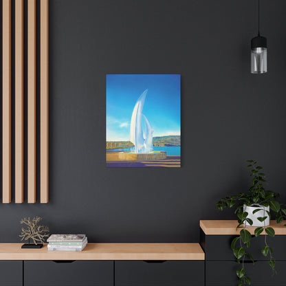 THE SAILS Canvas Print | Original Art | Kelowna, BC Canada