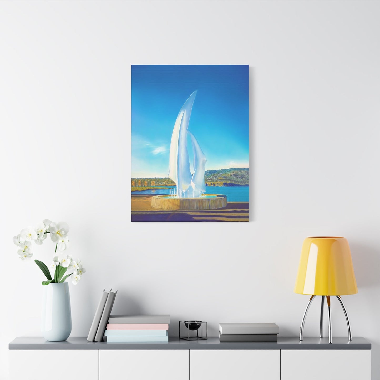 THE SAILS Canvas Print | Original Art | Kelowna, BC Canada