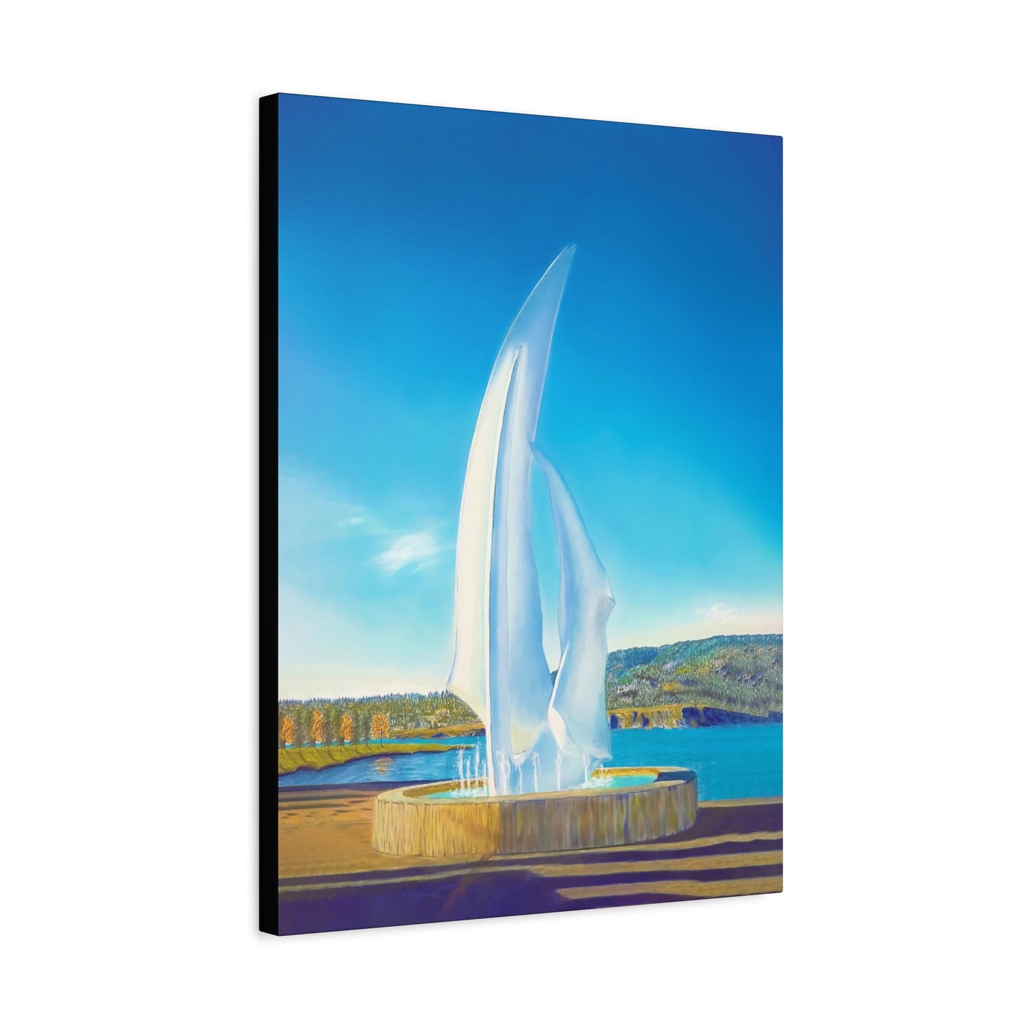 THE SAILS Canvas Print | Original Art | Kelowna, BC Canada