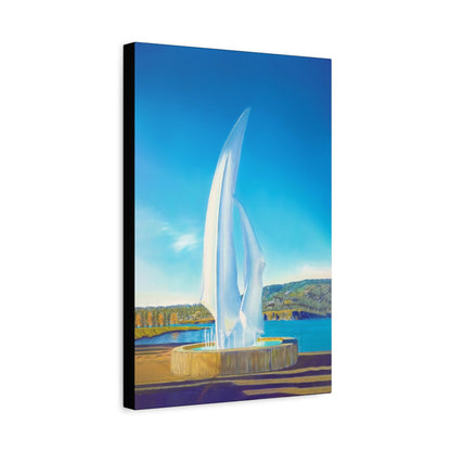 THE SAILS Canvas Print | Original Art | Kelowna, BC Canada