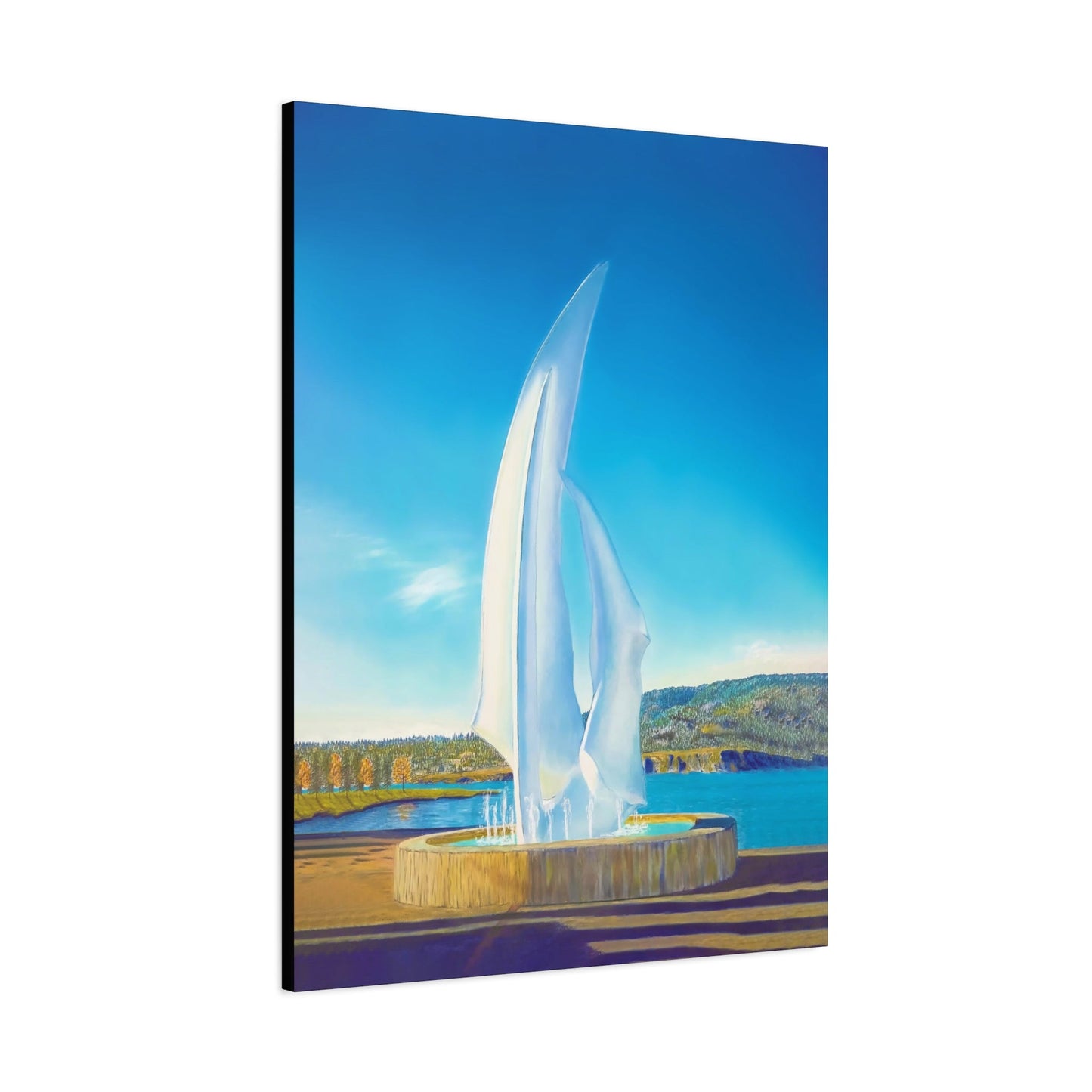 THE SAILS Canvas Print | Original Art | Kelowna, BC Canada