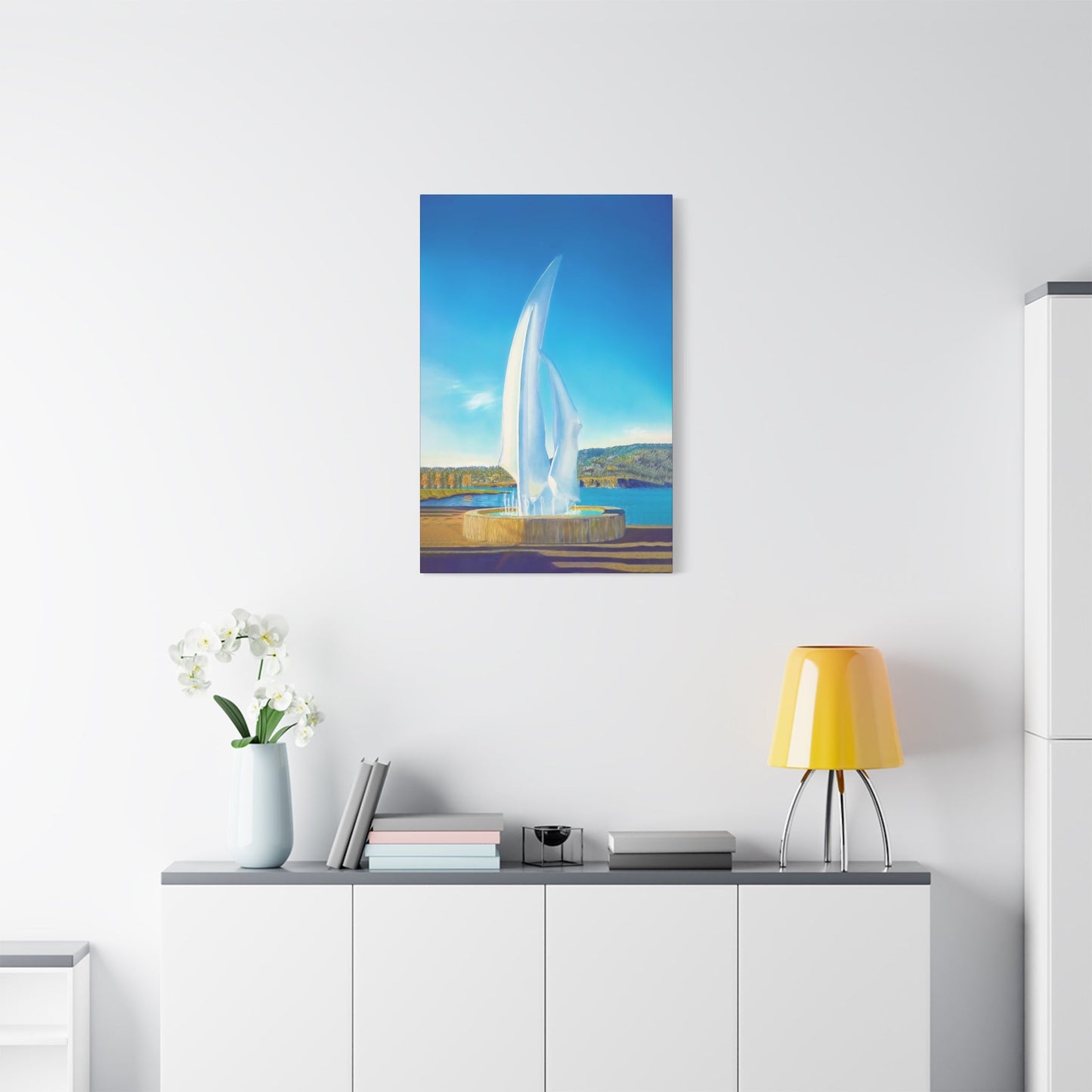 THE SAILS Canvas Print | Original Art | Kelowna, BC Canada