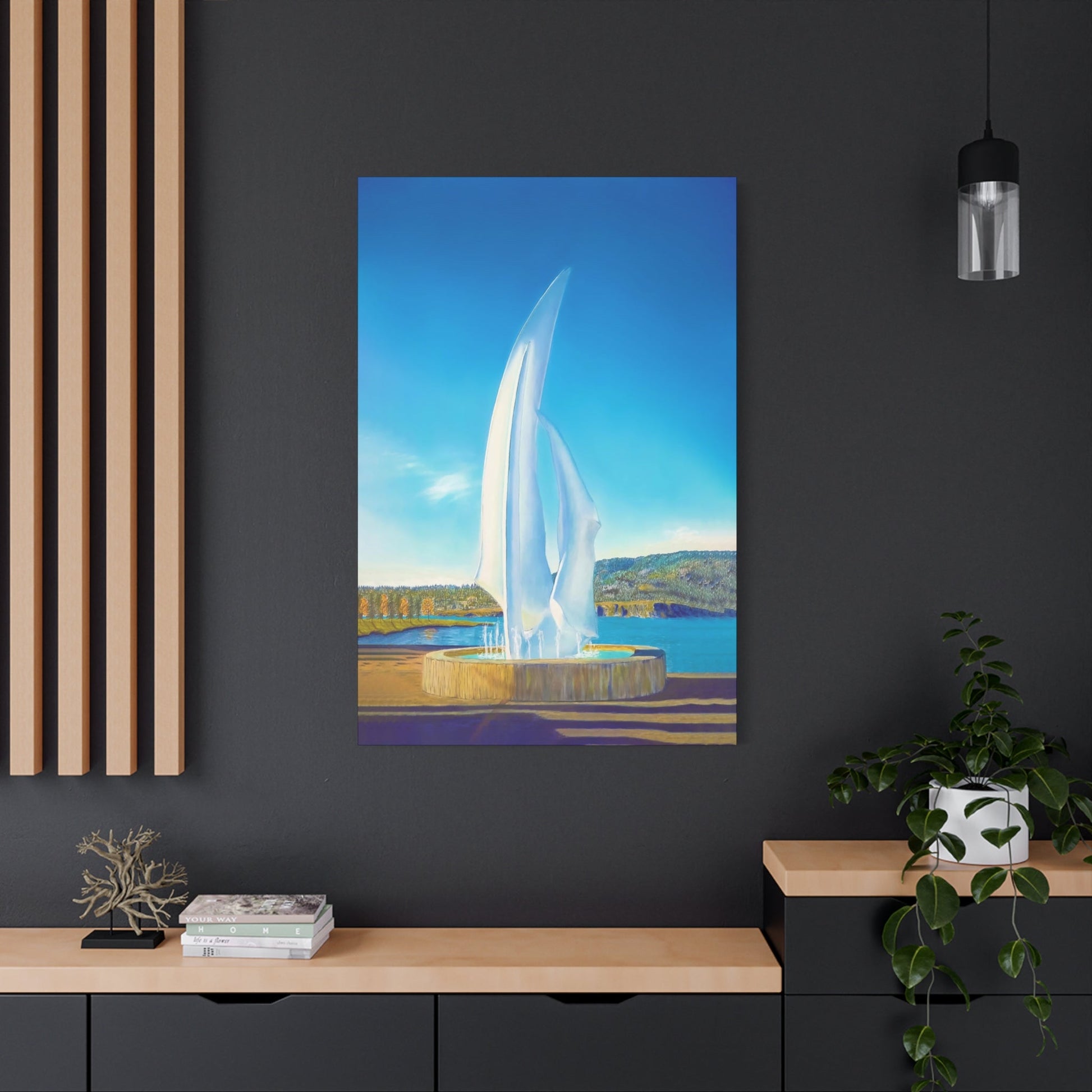 THE SAILS Canvas Print | Original Art | Kelowna, BC Canada