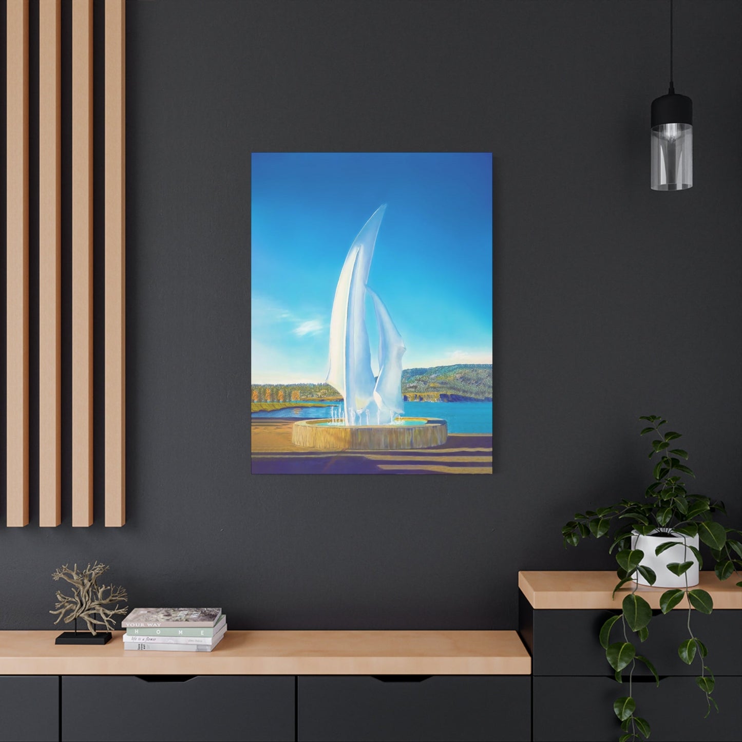 THE SAILS Canvas Print | Original Art | Kelowna, BC Canada