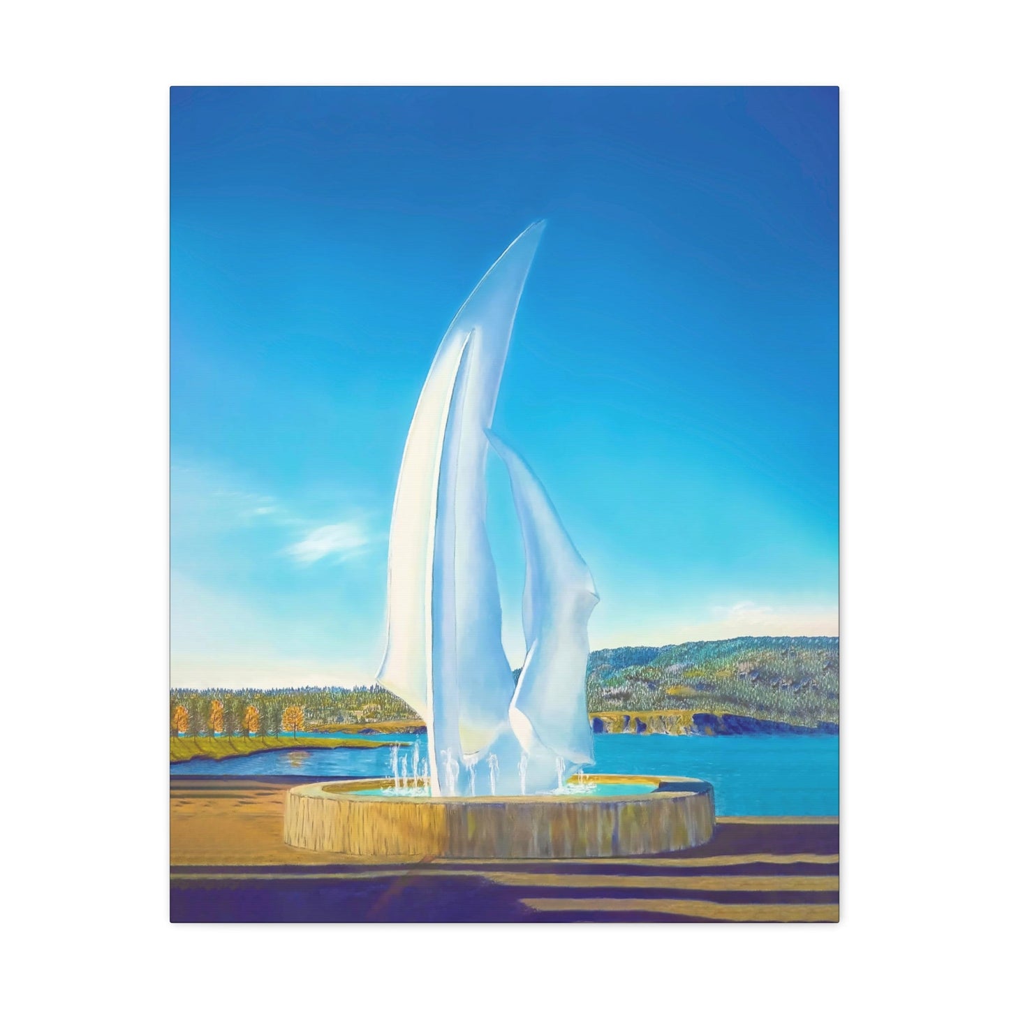 THE SAILS Canvas Print | Original Art | Kelowna, BC Canada