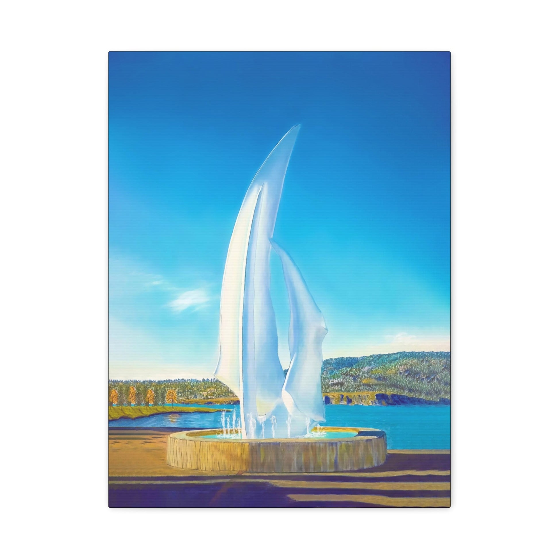 THE SAILS Canvas Print | Original Art | Kelowna, BC Canada