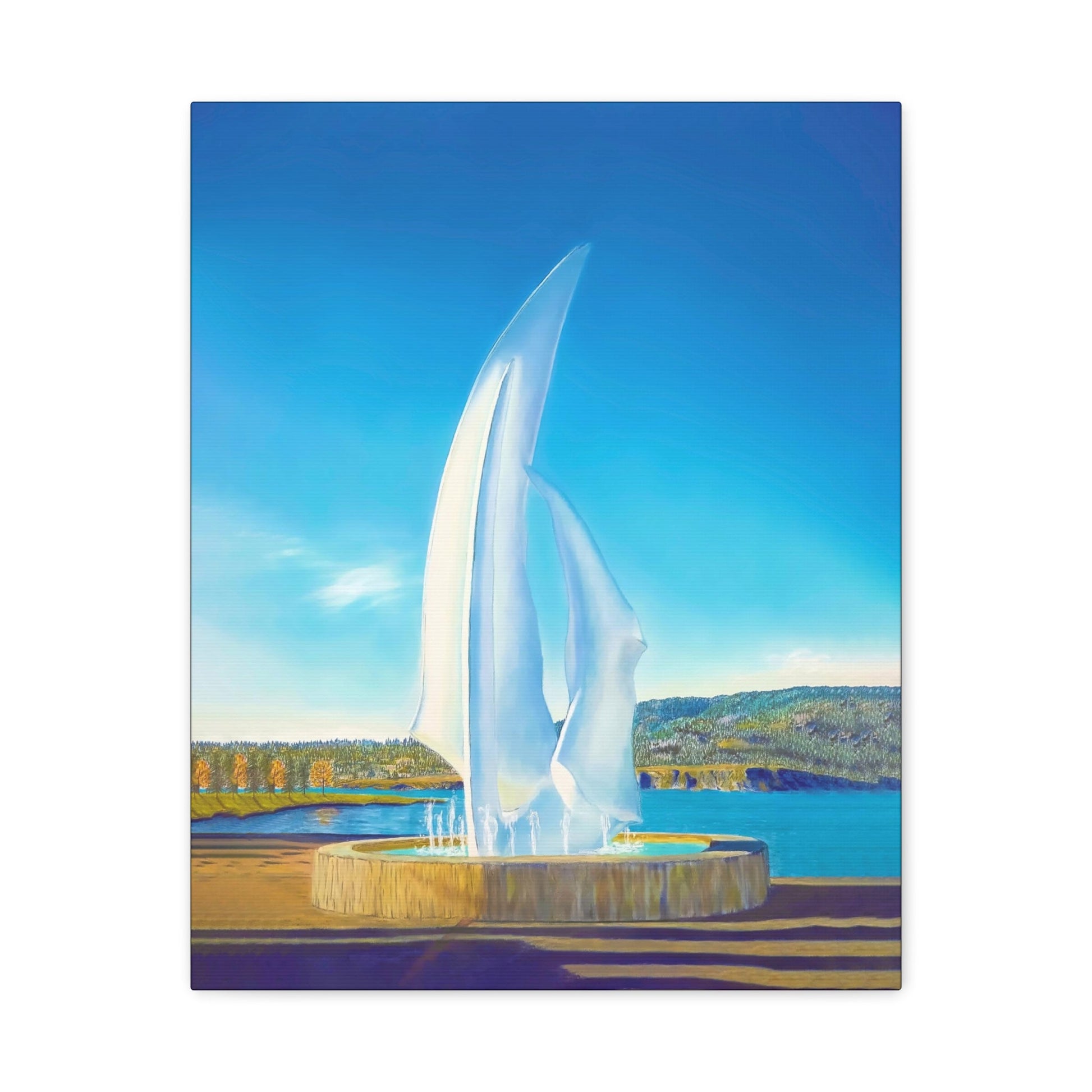 THE SAILS Canvas Print | Original Art | Kelowna, BC Canada