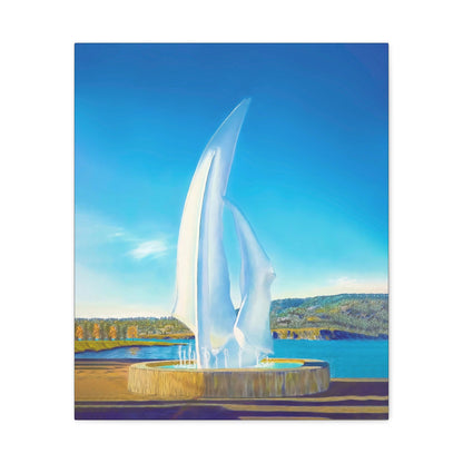 THE SAILS Canvas Print | Original Art | Kelowna, BC Canada