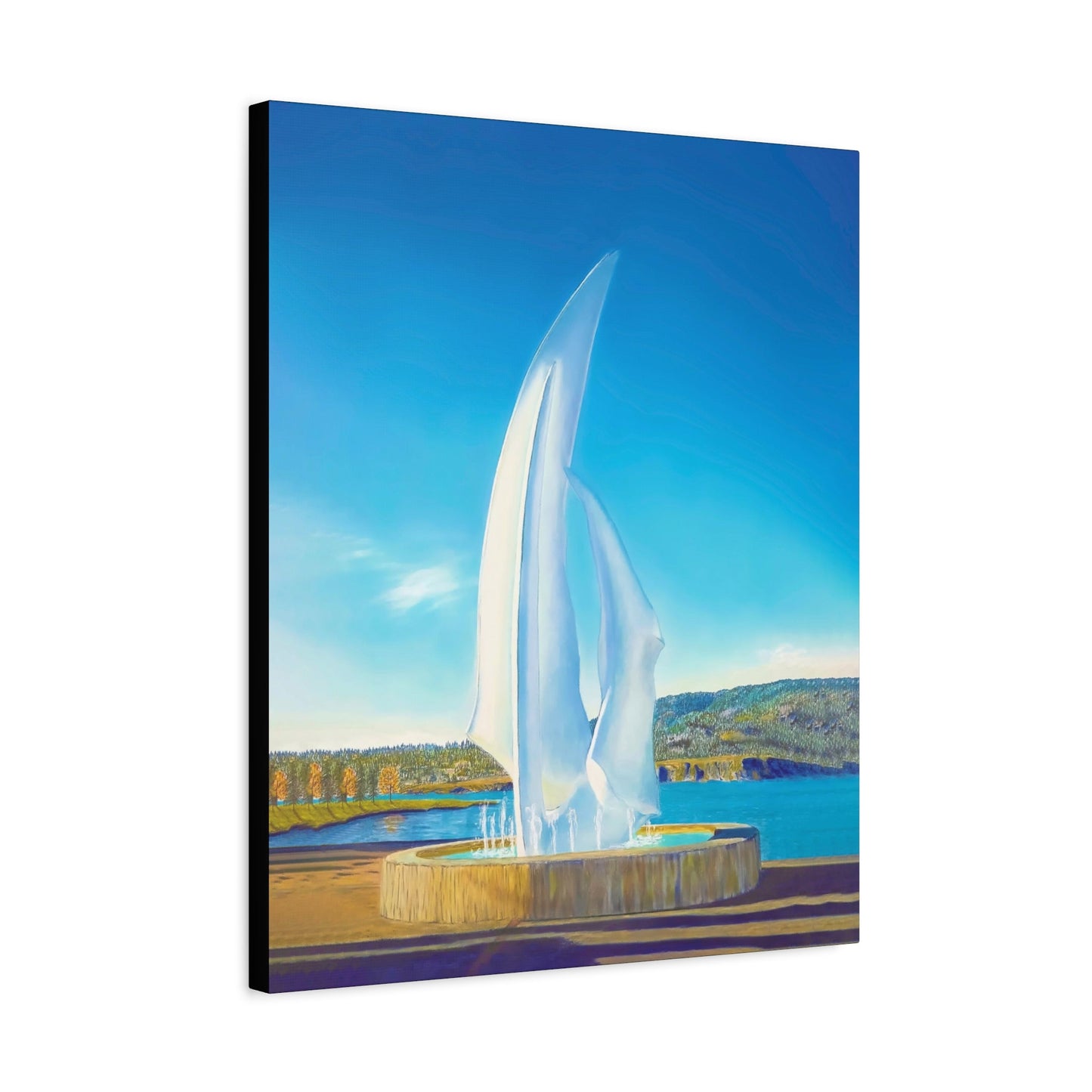 THE SAILS Canvas Print | Original Art | Kelowna, BC Canada