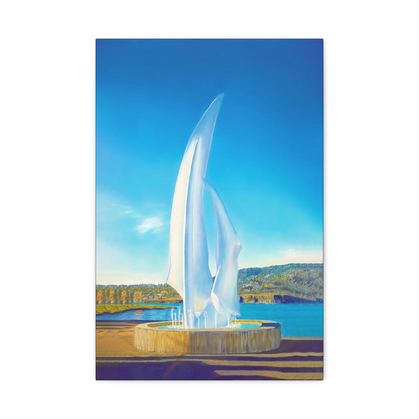 THE SAILS Canvas Print | Original Art | Kelowna, BC Canada