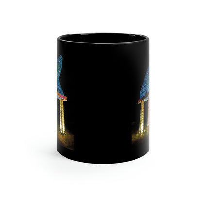 11oz Black Mug- "BEAR" Kelowna, BC | Custom Art Print