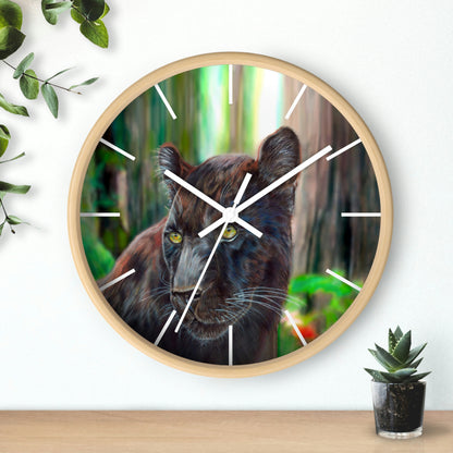 Wall Clock | "Black Panther" | Custom Art Print