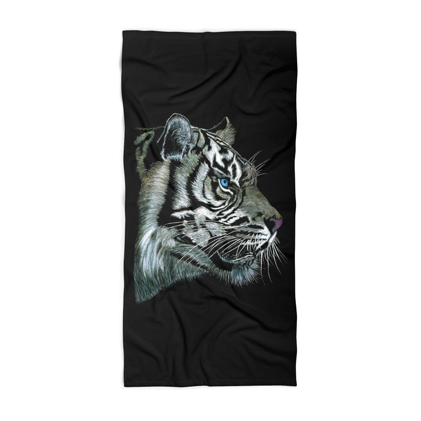 Beach Towels - "WHITE TIGER"