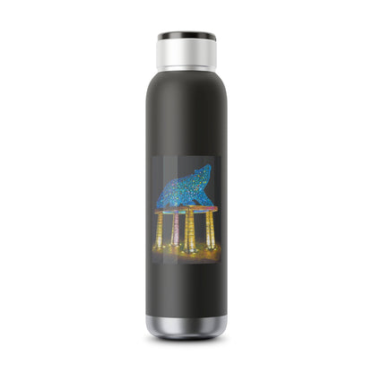 "Bear" Copper Insulated Bluetooth Water Bottle 22oz | Audio Speaker Lid