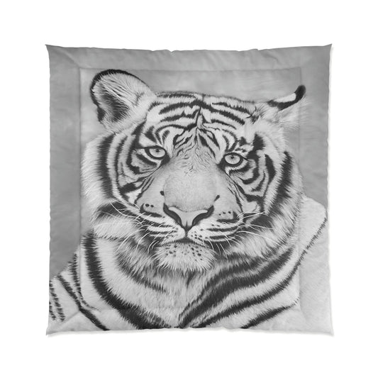 Comforter - "MONOCHROME TIGER"