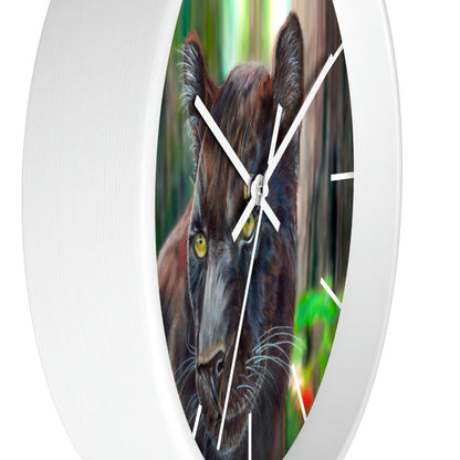 Wall Clock | "Black Panther" | Custom Art Print