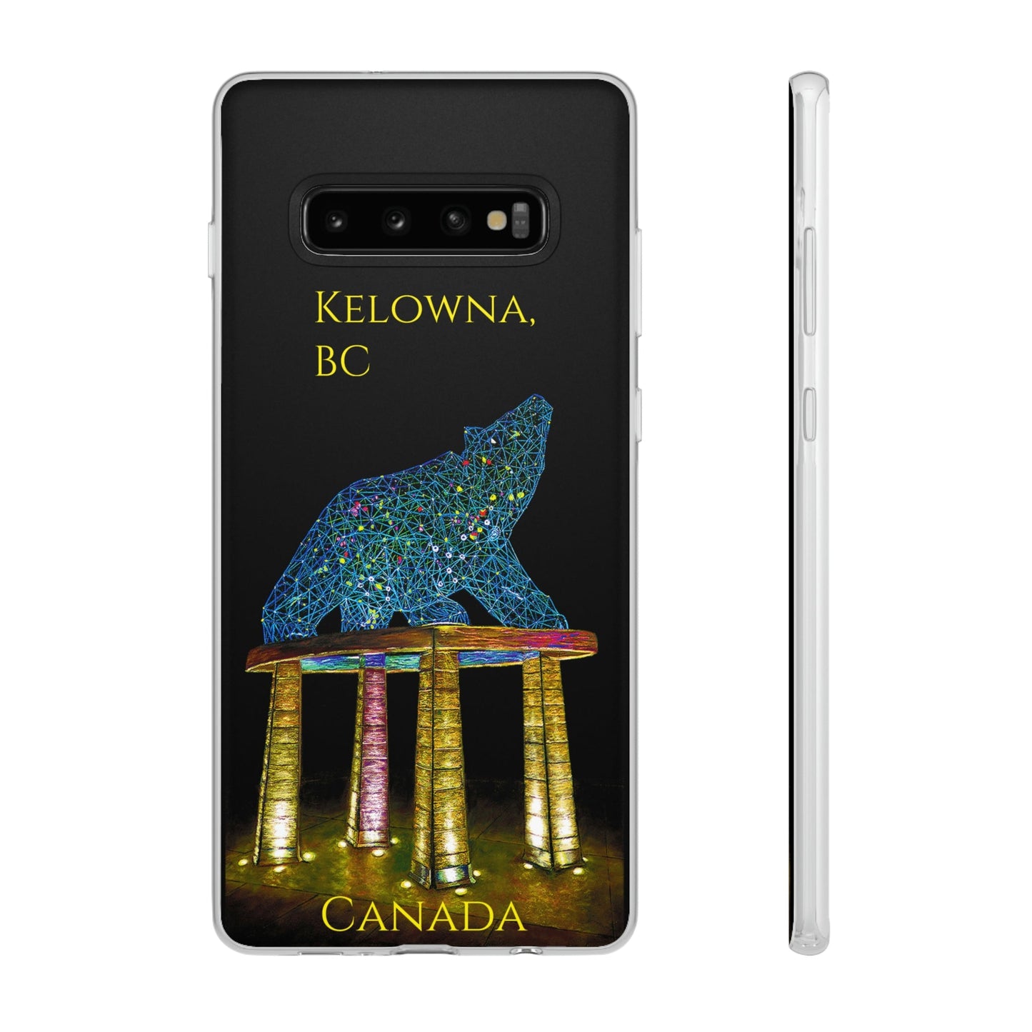 Flexi Cases - "BEAR" Kelowna, BC (With Text) - Phone Case