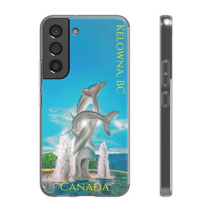 Flexi Cases - "THE DOLPHINS" Kelowna, BC (With Text)