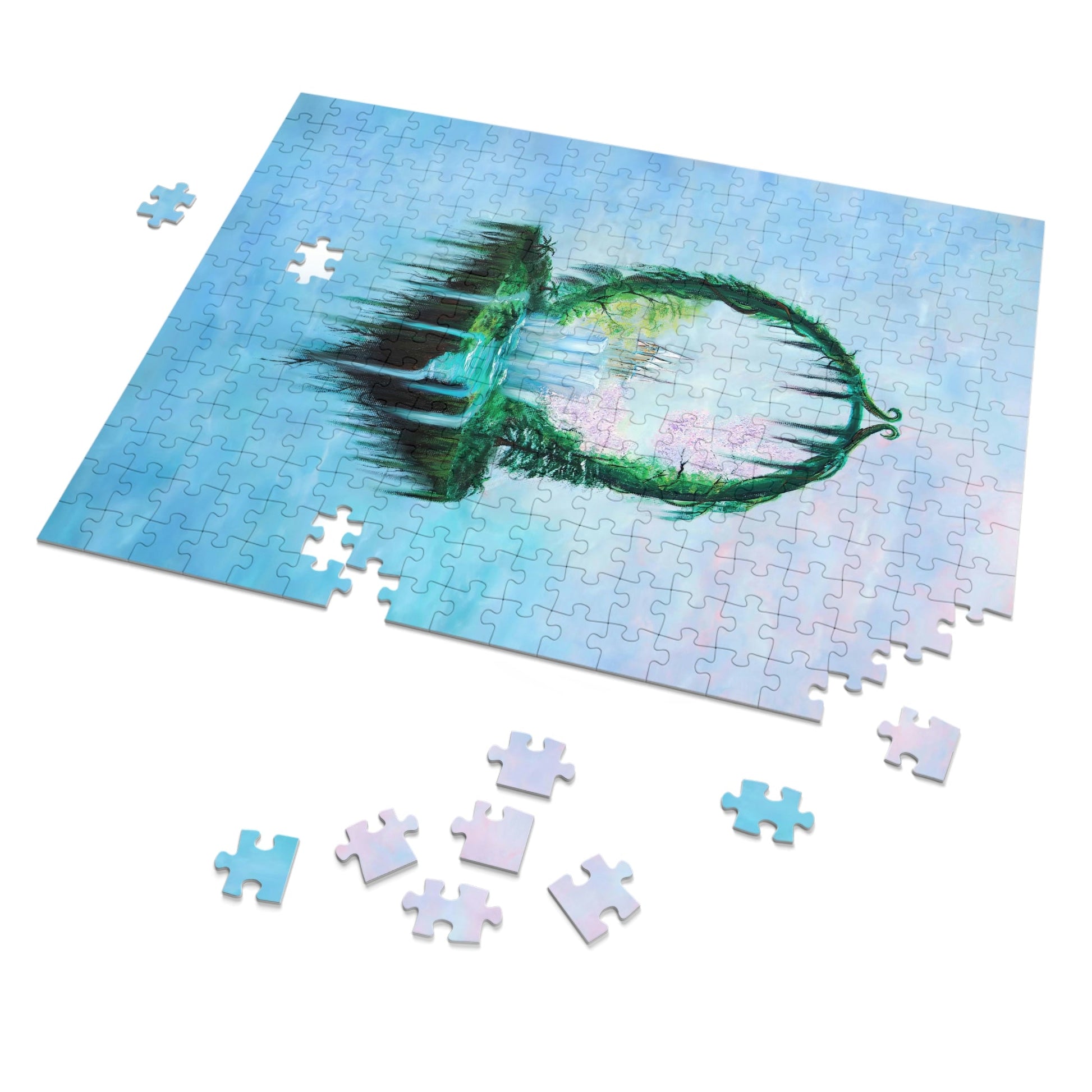 Jigsaw Puzzle - "FLOATING CASTLE"