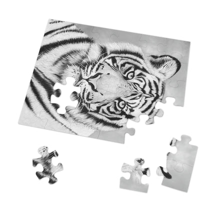 Jigsaw Puzzle - "MONOCHROME TIGER"