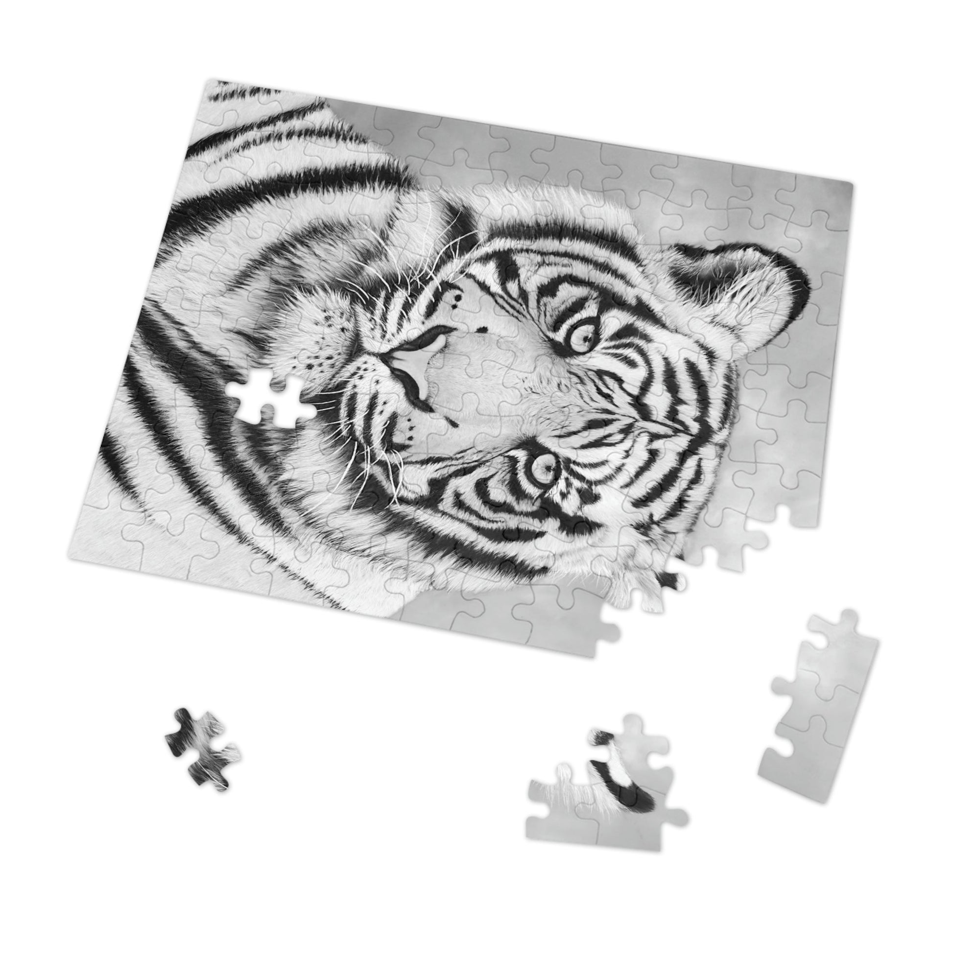 Jigsaw Puzzle - "MONOCHROME TIGER"