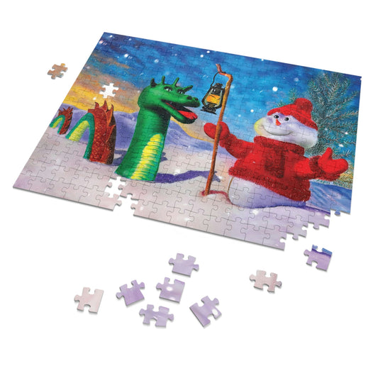Jigsaw Puzzle - "OGOPOGO & FROSTY" Kelowna, BC