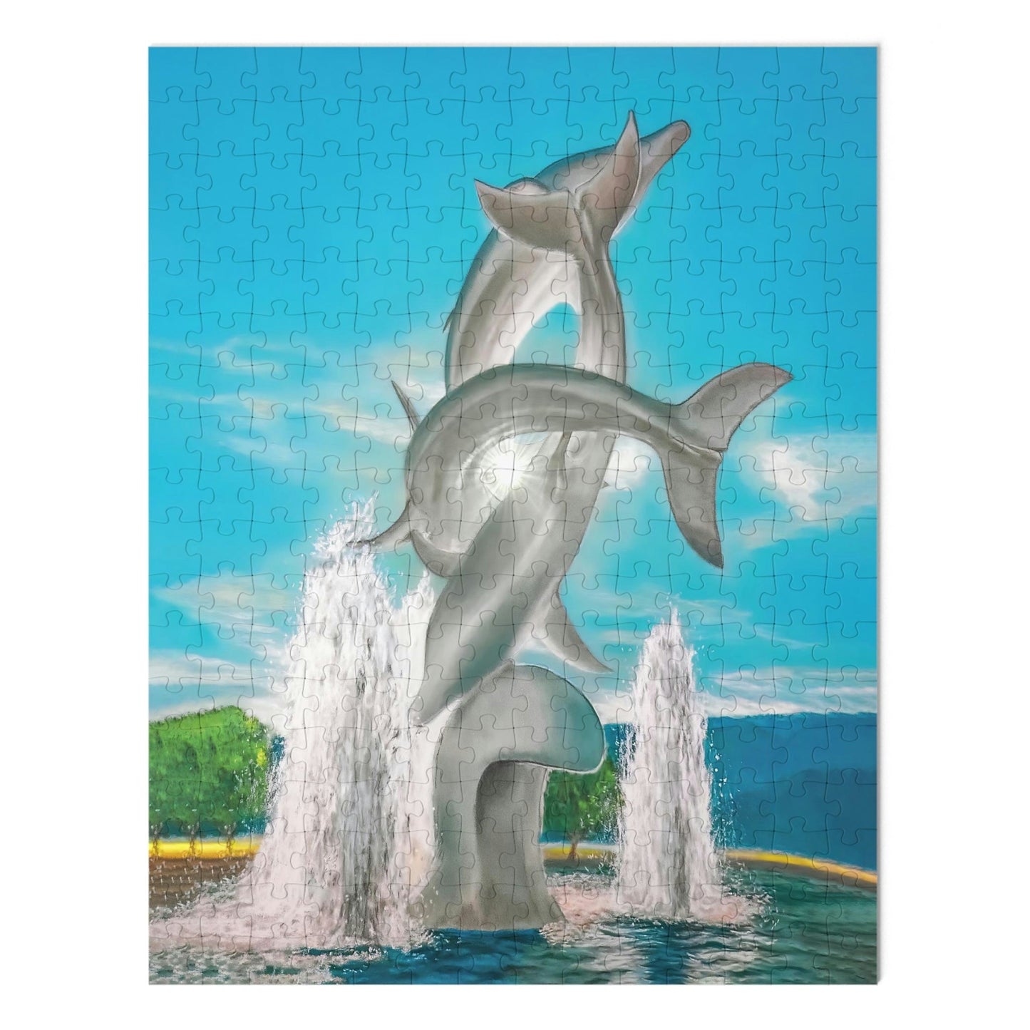 Jigsaw Puzzle - "THE DOLPHINS" Kelowna, BC