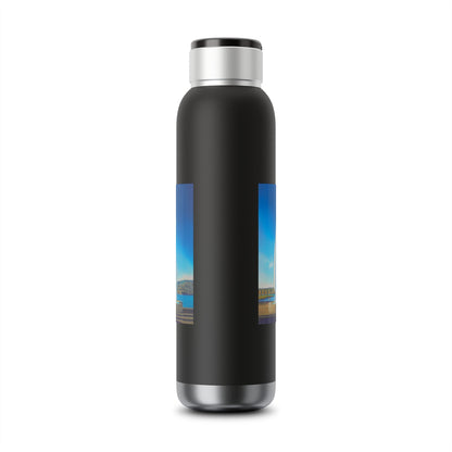Sails Artwork | 22oz Insulated Bluetooth Water Bottle | Audio Speaker Lid