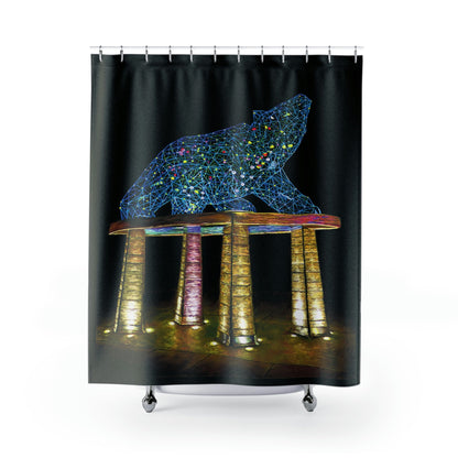 Shower Curtain - "BEAR" Kelowna LED Statue